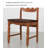 Retro And Simple Solid Wood Rubber Wood Backrest Dining Chair