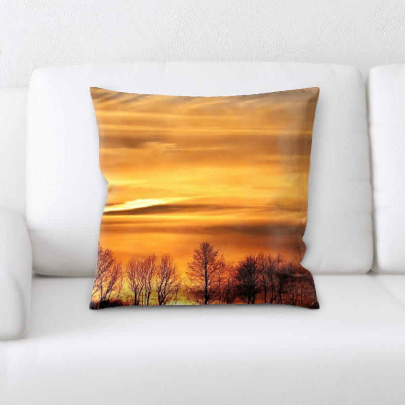 Coussin coucher de soleil