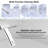 Ceramic Smart Toilet With Self-Cleaning Nozzle, Heated Seat, Night , Knob Flush, Remote Control, Silent Slow Down, Soft Close, Auto 3 Heat Options, White Control Temperature Choices,