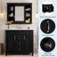Meuble-lavabo de salle de bain 36 po avec lavabo Carterie-893205933