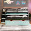 Lit mezzanine avec bureau coulissant, lit gigogne et marches de rangement-131274462-131274466