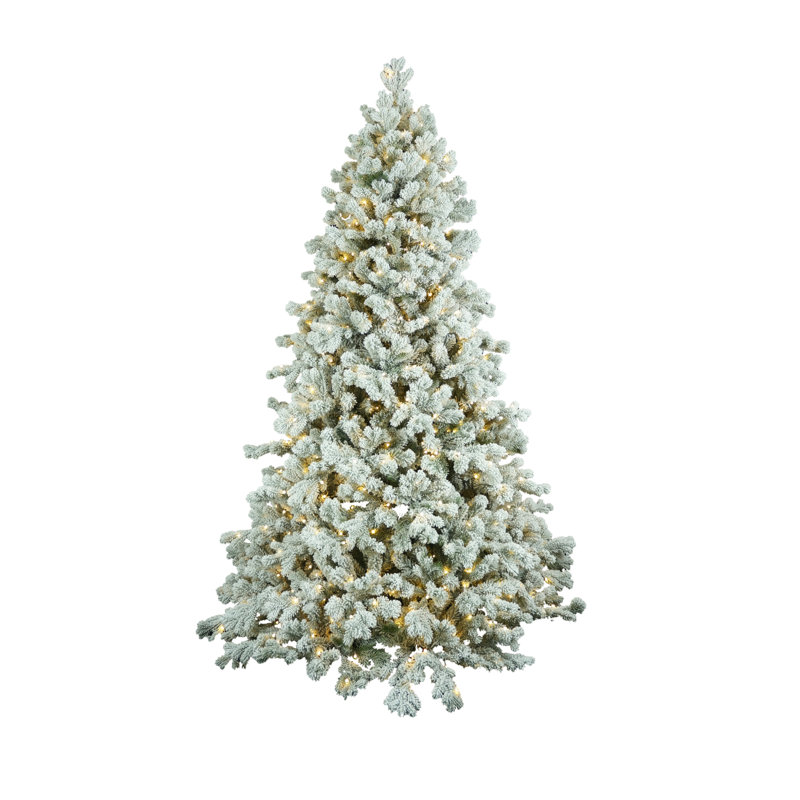 7.38' H Lighted Artificial Fir Christmas Tree