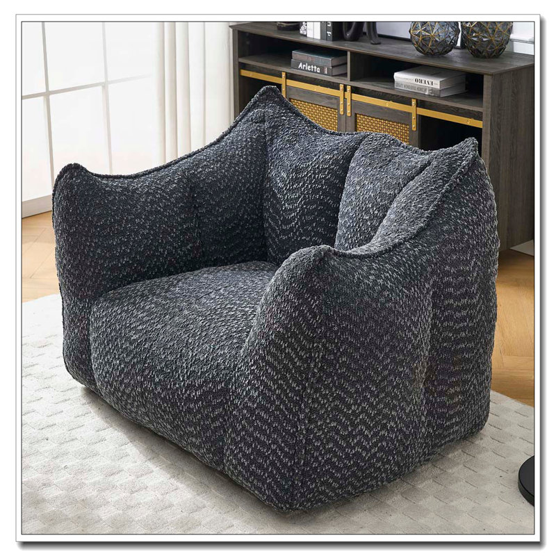 Fauteuil à billes en chenille, Noir