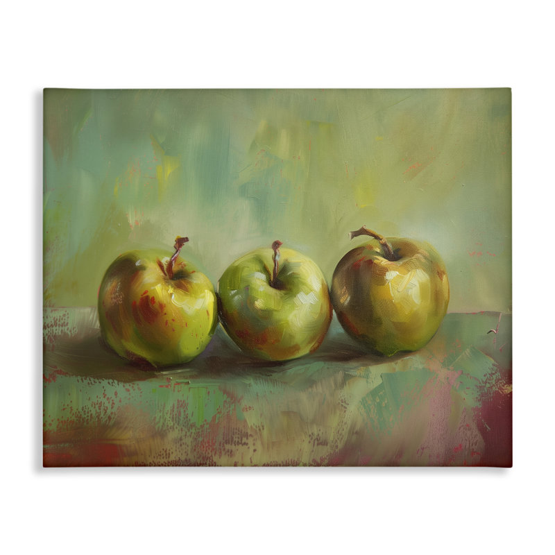 «Traditional Apple Trio Still Life Canvas» par Arlington Prints, H 30 po x l 40 po