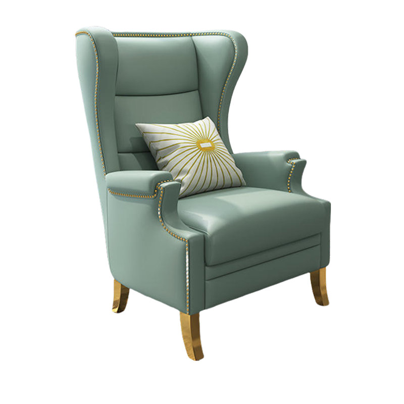 Fauteuil inclinable en similicuir Lages, Similicuir vert