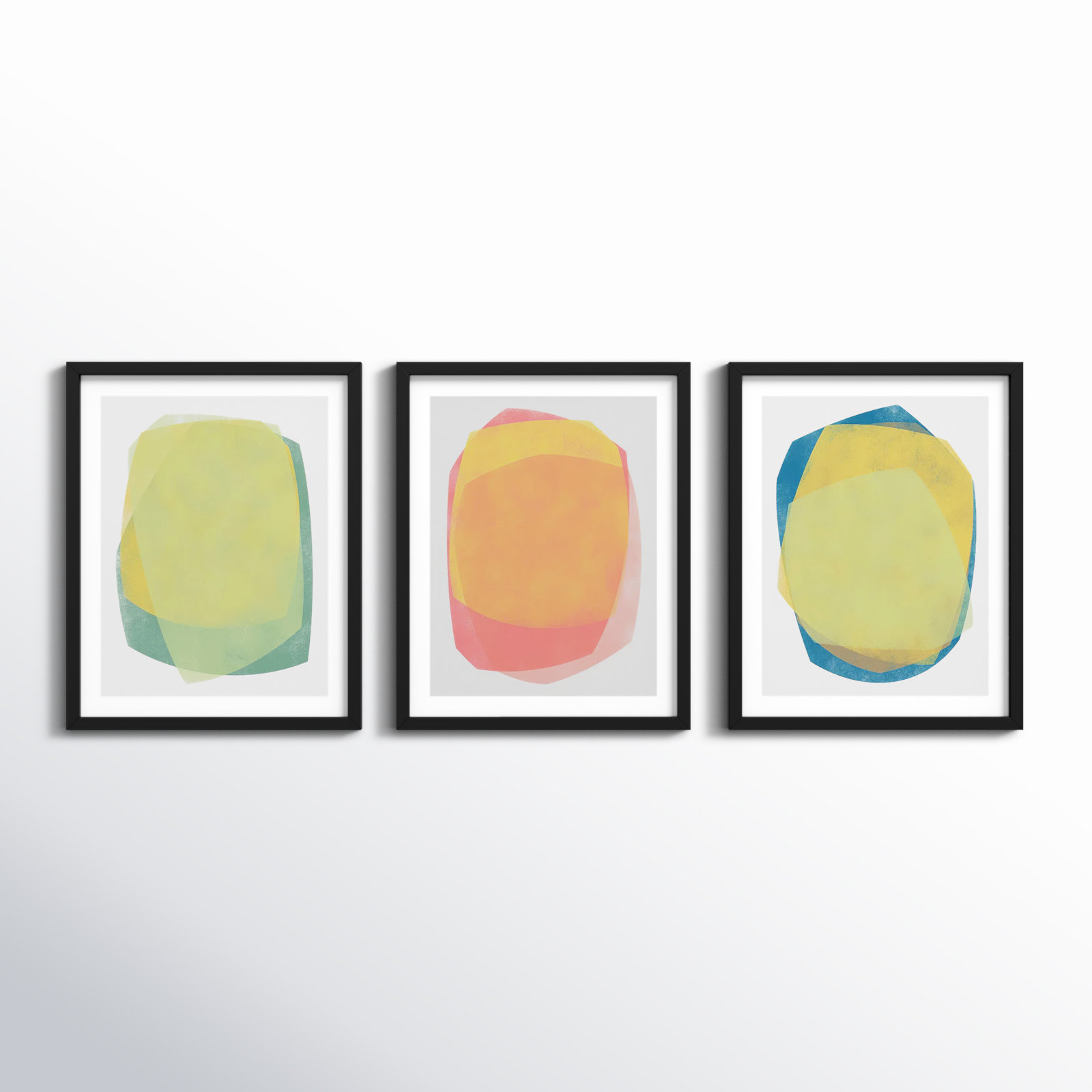 Eclipse 1-3 by Jacques Pilon, Black, 25" H x 60" W