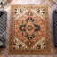 High-Quality Hand-Knotted Red Area Rug-967354419