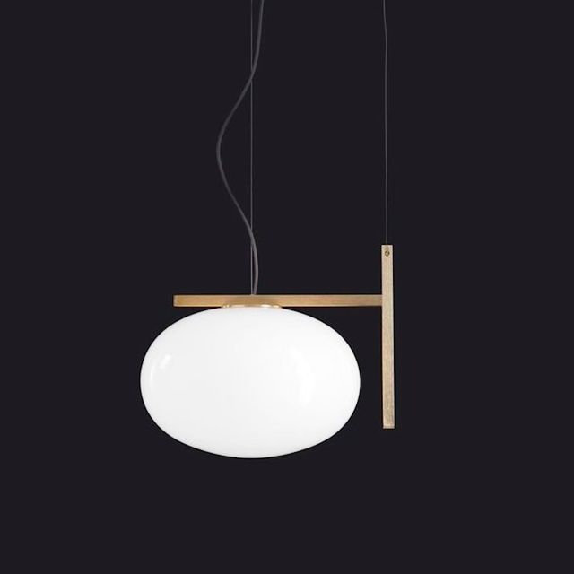 Alba 1 - Light Pendant, Satin Brass