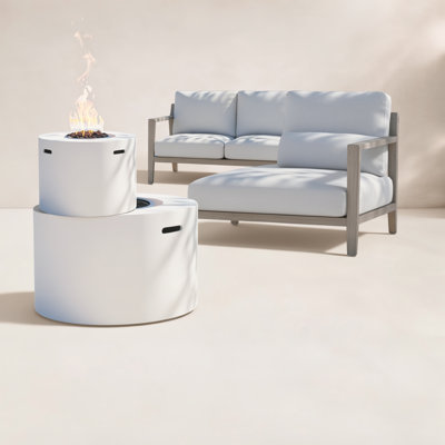Caelan Round Fire Pit Table