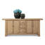77“ Long Three Drawers Sideboard Weathered Natural