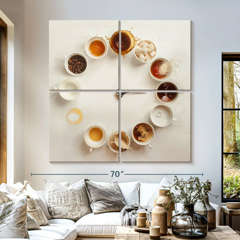 Yarlin Always Coffee Time, 57" H x 57" W