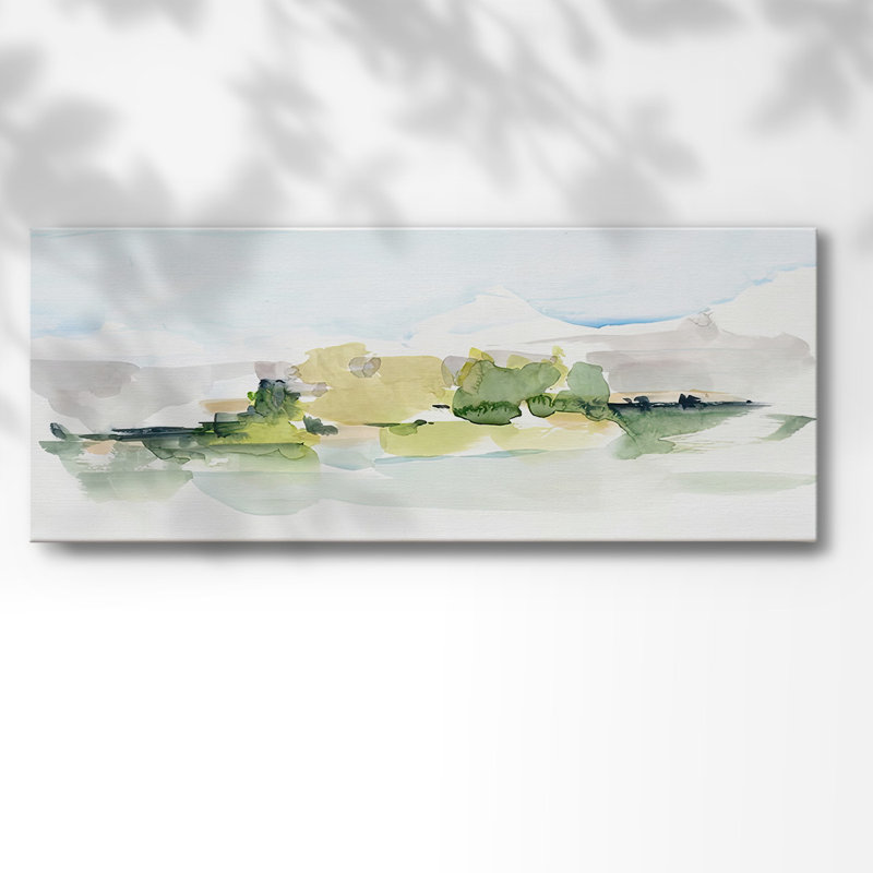 Toile tendue Tangerine Sunset I-Gallery, H 12 po x l 30 po x P 1,5 po