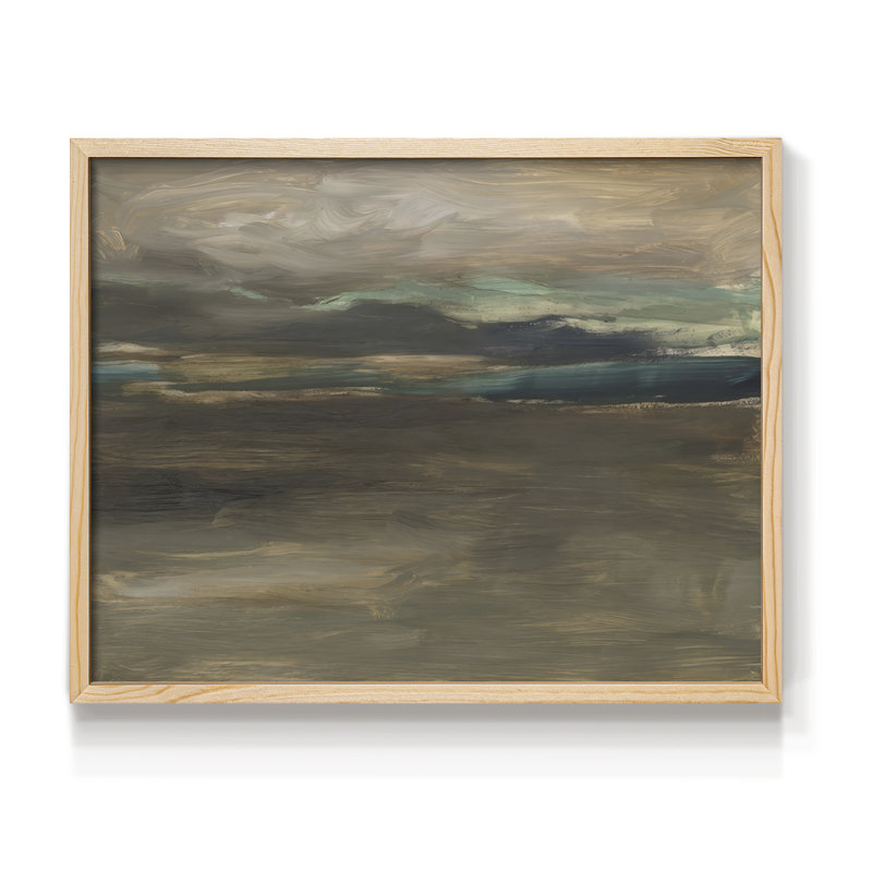 «Mute Lake View I», reproduction encadrée, Naturel, H 16 po x l 20 po
