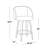 Terrance Fixed-Height Bar & Counter Stools With Bent Wood Legs & Round Footrest-109972586-122092807