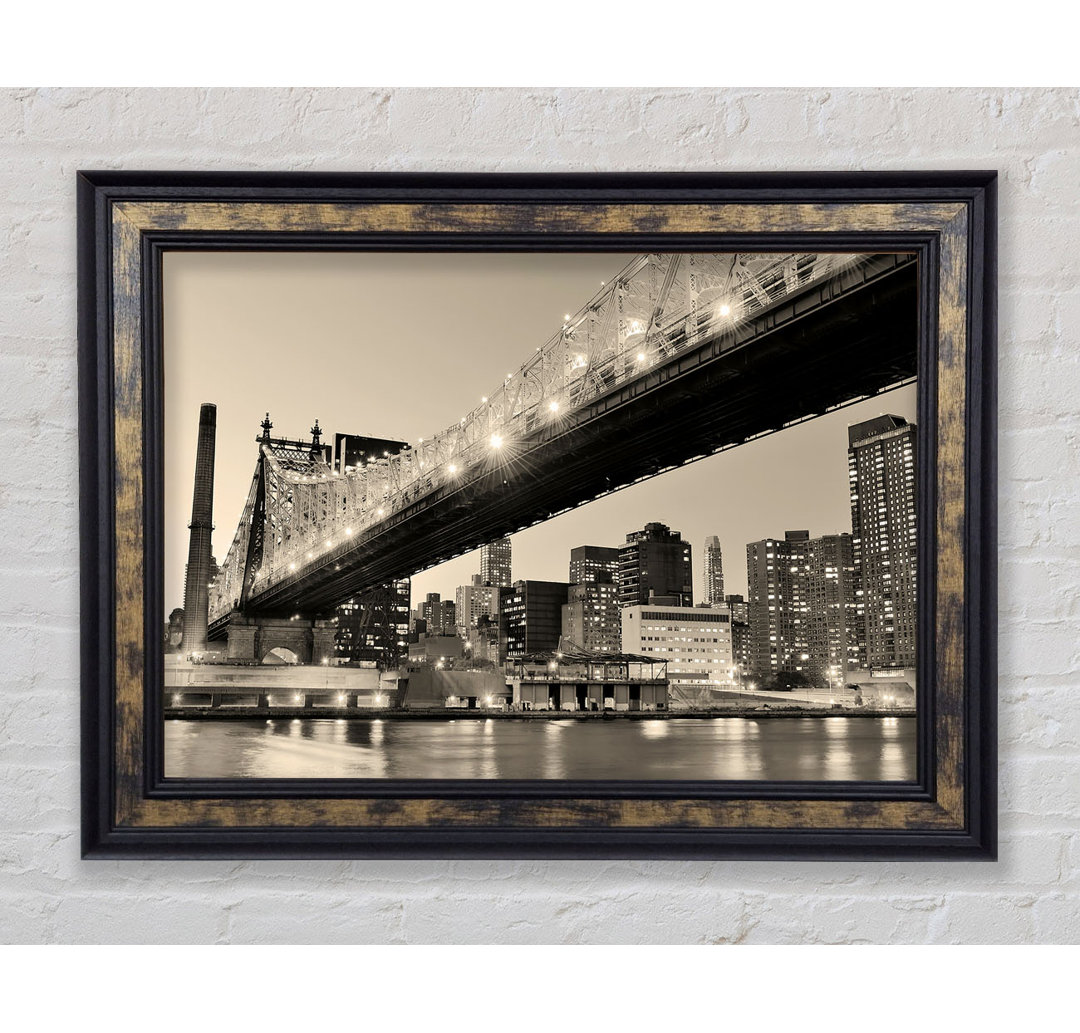 Queensboro Bridge Twilight - Einzelner Bilderrahmen Kunstdrucke