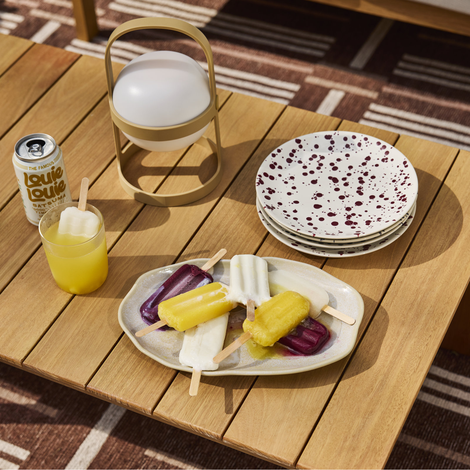 Year & Day Splatter Big Bowls, Purple