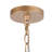 3-Light Modern Glam Cage Pendant Lighting
