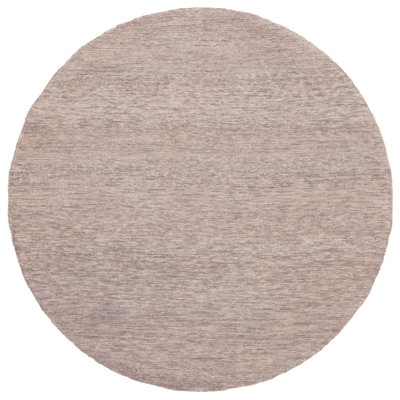 Xaviour Natural Fiber Hand Tufted Jute Cotton Solid Color Rug in Gray