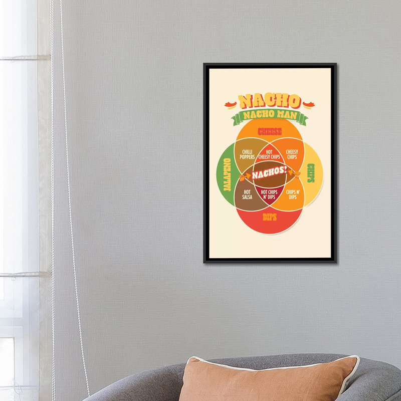 " Nacho " by Stephen Wildish, 26" H x 18" W x 1.5" D, Black Framed Canvas, No Matte