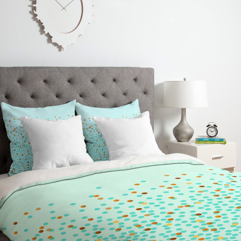 Iveta Abolina Polyester Dots Duvet Cover, King Duvet Cover + 2 King Shams