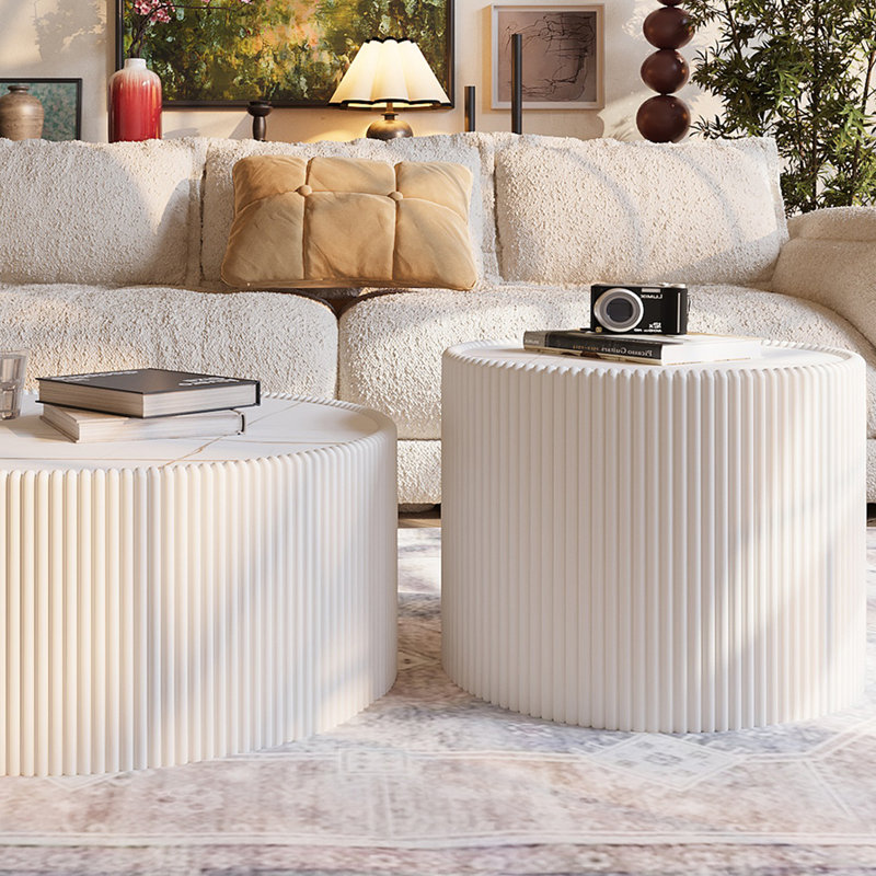 Cylinder End Table