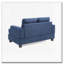 Causeuse chic transitionnelle en bleu marine-1779045671