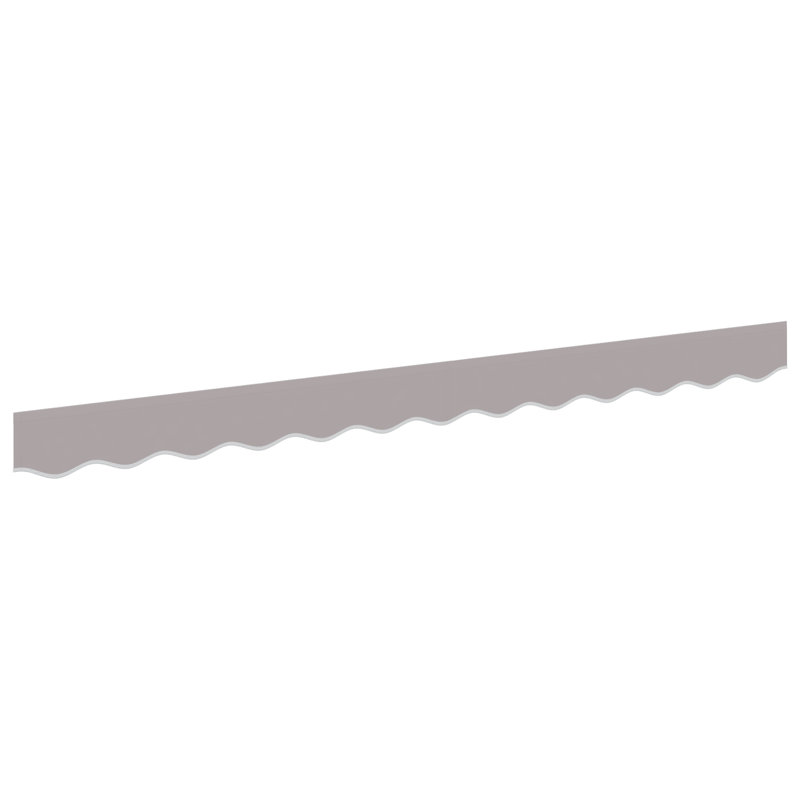 Breakwater Bay 20cm D Retractable Patio Awning, 280 cm W x 20 cm D, Light Grey