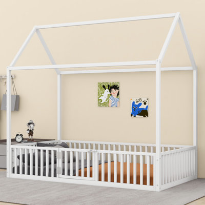 House Bed With Fence And Door