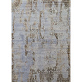 Hand Knotted Abstract Area Rug