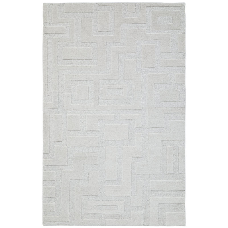Tapis rectangulaire en laine Helaine, Rectangulaire 2 pi x 3 pi