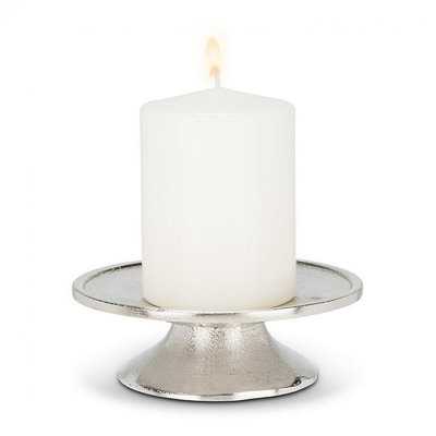Low Pillar Candle Holder