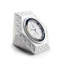 Hitoiki Analog Porcelain Mechanical Tabletop Clock in White