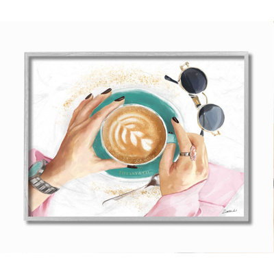 Accessoires de mode féminine, café, par Ziwei Li - impression d'art graphique