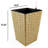 Hand Woven Brown Self-Watering Planters - Of 2. Weather . Easy Assembly Process. 7"X7"X7.8" And 9.4"X9.4"X13.8". Water Level Indicator 2 Pack. . Simple Assembly. Sensor-881013361