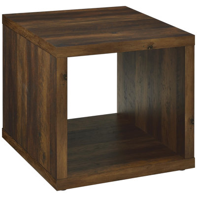 Table de bout carrée en bois d'ingénierie