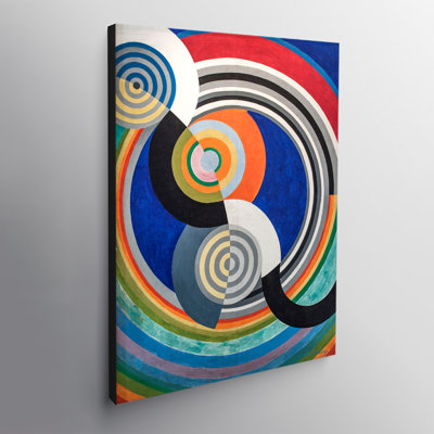 Rythme Number 2 1938 by Robert Delaunay - Wrapped Canvas Painting