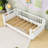 Wood Platform Bed with Slats-311309538-311309537