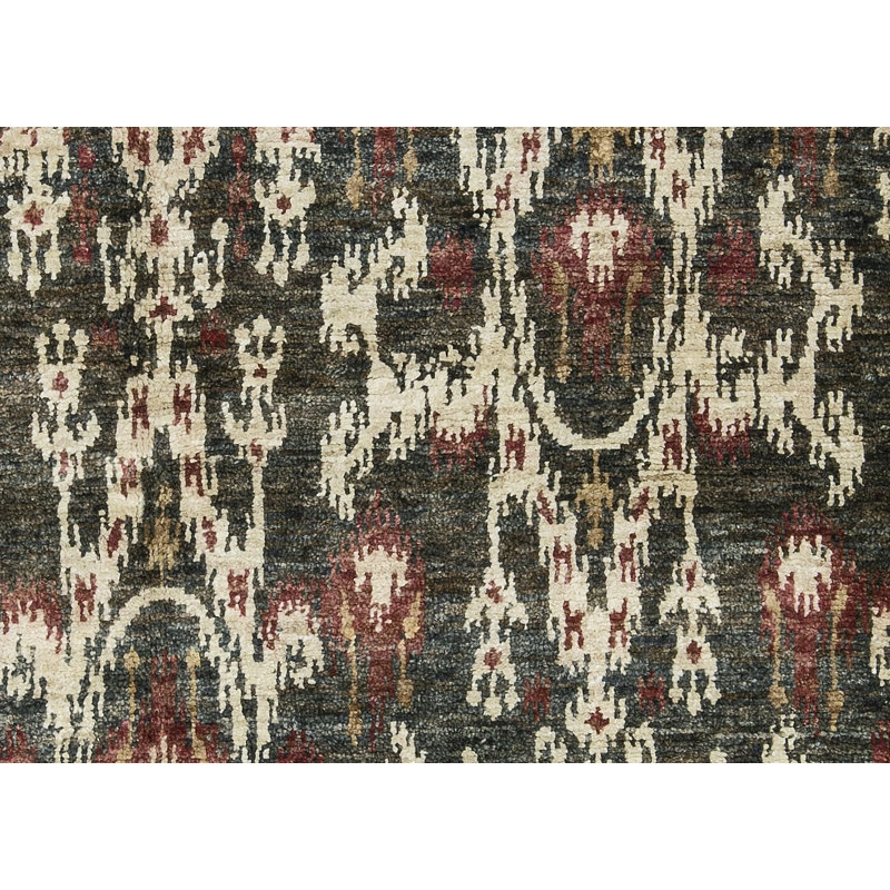 Hand-Knotted High-Quality Jute and Sisal Green Area Rug