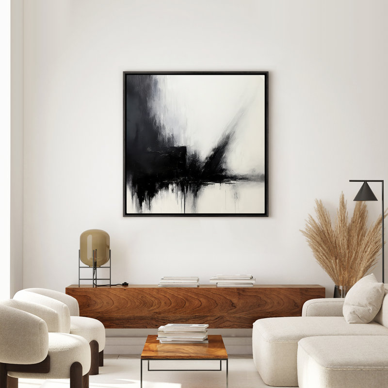 Art mural encadré, rétro, antique, classique pour chambre à coucher, Noir, noir, noir, noir, H 16 po x l 16 po