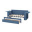 Lit de jour double avec bureau amovible - Comprend des tiroirs de rangement et une table d'appoint hydraulique-1527079965-1527079966