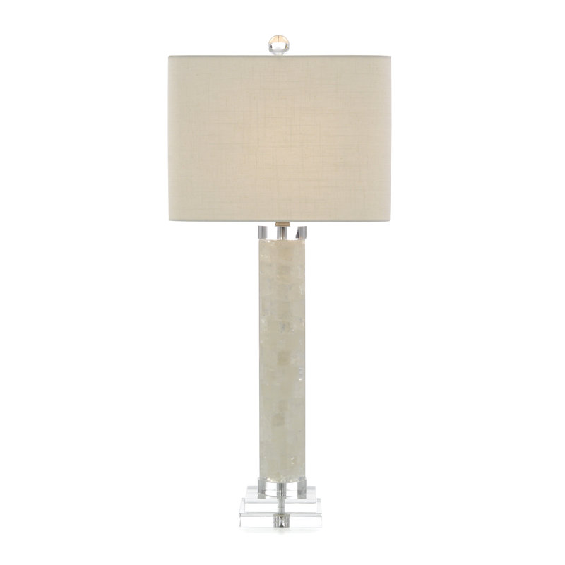 Calcite And Quartz Table Lamp