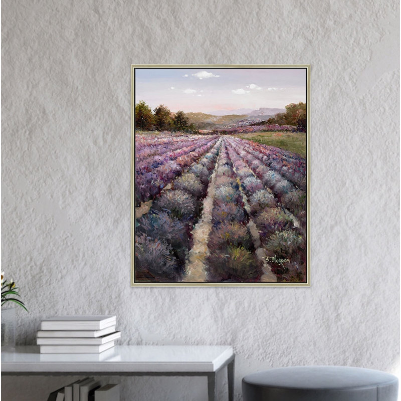 Lavender Fields Forever Print, Champagne