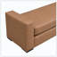 Repose-pieds élégant en similicuir brun durable-483228769