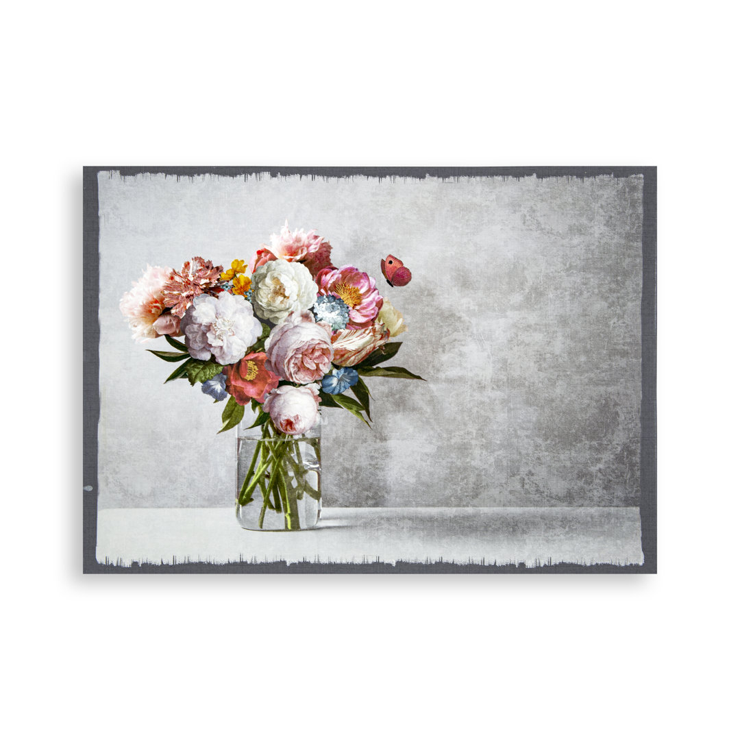 Art for the Home Bouquet Blooms Printed Canvas