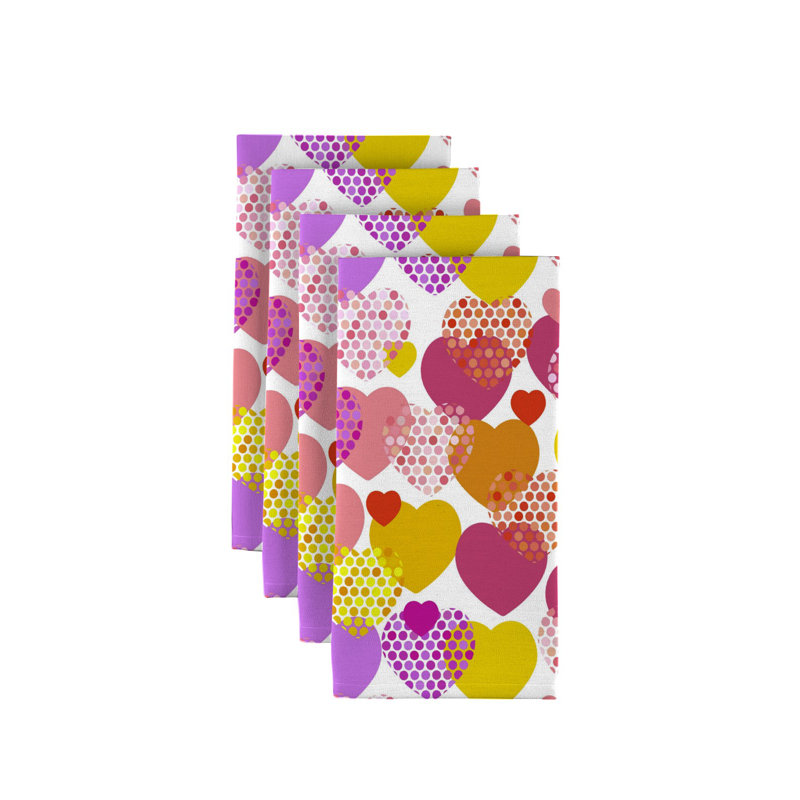 Polyester Geometric Square Napkin