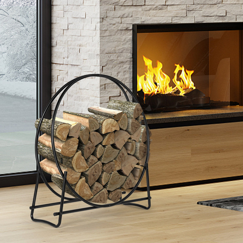 ZiZi 95cm W Wood Log Rack