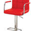 Tabouret de bar pivotant rembourré Cudney-1182086193