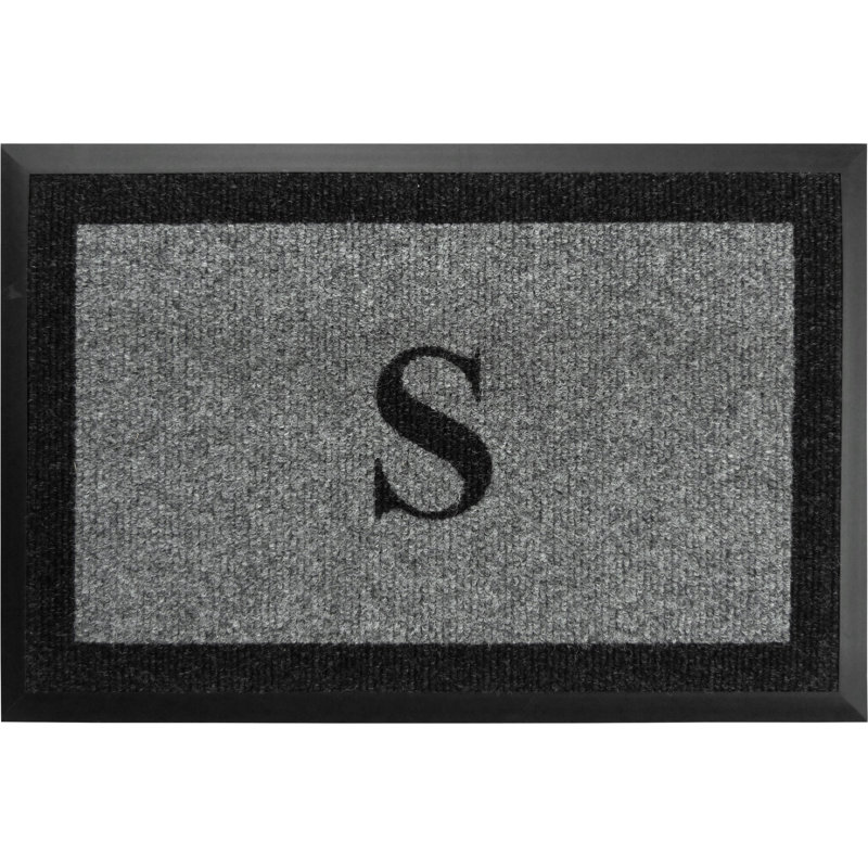 Tapis d'extérieur antidérapant Asai, Gris, S, l 24 po x L 36 po