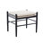 Linen Upholstered Ottoman With Solid Wood Legs-1843892699-1843892698