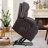 37.8" Wide Soft and Oversize Faux Leather Power Lift Assist Massage Heat Recliner with USB & Dual Cupholders-1389237154